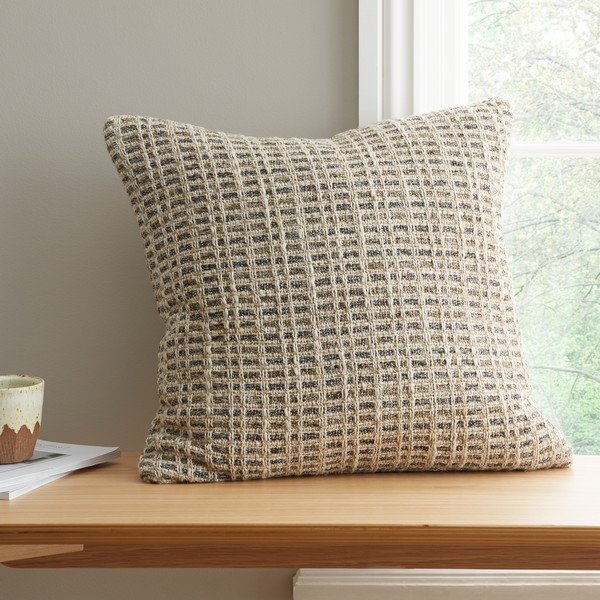 Cuscino decorativo 45x45 cm Amble - Bianca-image-1
