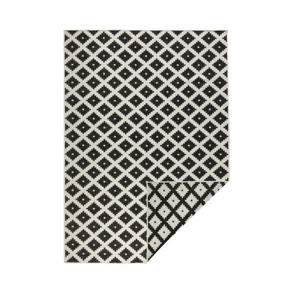 Tappeto bifacciale a motivi bianchi e neri , 120 x 170 cm - Bougari-image-1