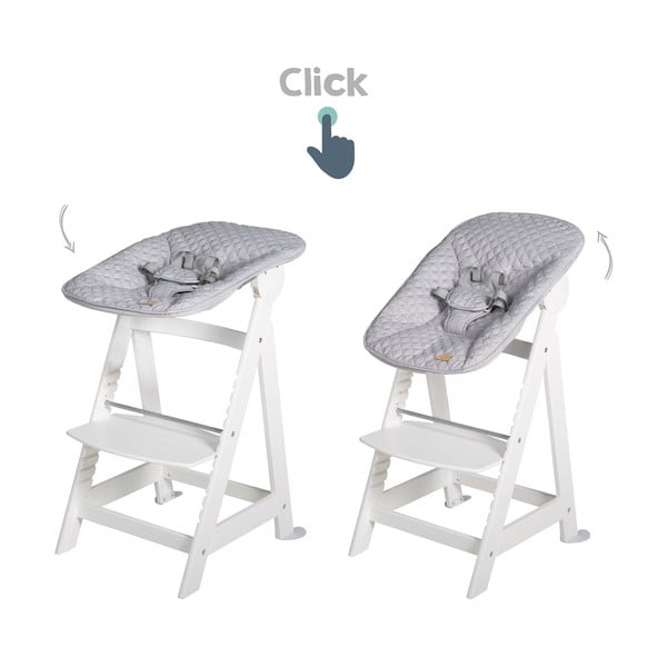 Sedia da pranzo bianca Grow-Along - Roba-image-4