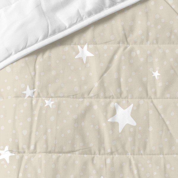 Copriletto trapuntato in cotone per bambini 100x130 cm Little star - Happy Friday-image-1
