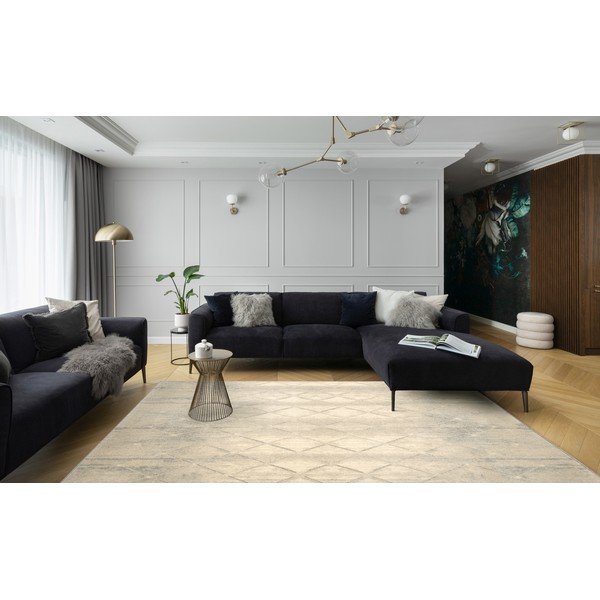 Tappeto in lana crema 200x300 cm Colette - Agnella-image-1