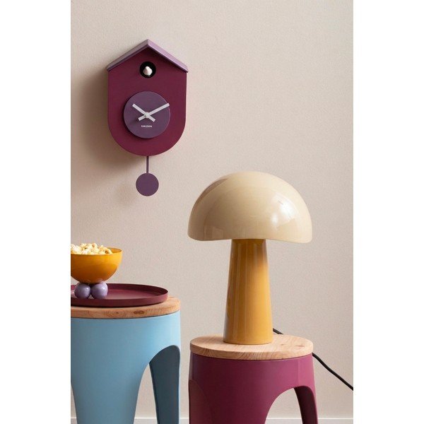Lampada da tavolo giallo ocra con paralume in metallo (altezza 33 cm) Grato - Leitmotiv-image-1