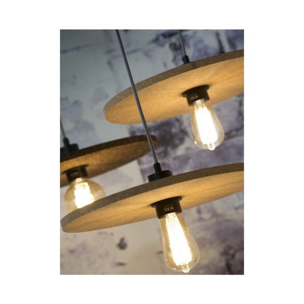 Lampada a sospensione in sughero marrone Algarve - Good&Mojo-image-2