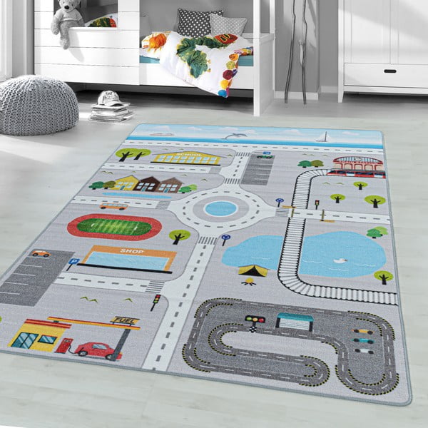 Tappeto grigio per bambini 120x170 cm Play - Ayyildiz Carpets-image-1