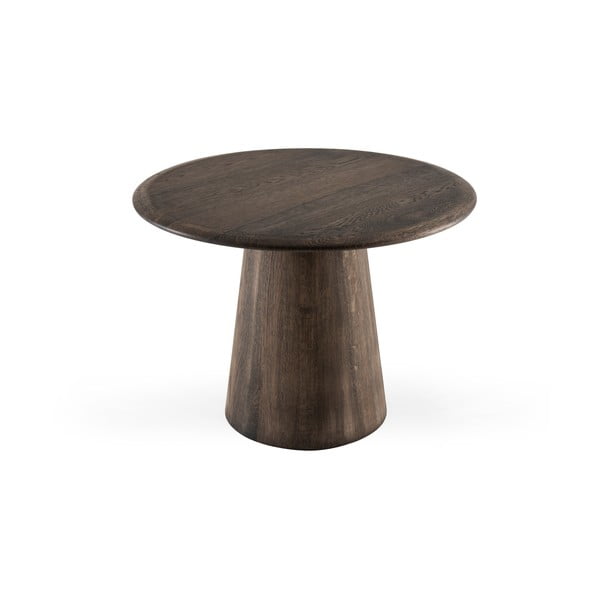 Tavolino rotondo in rovere massiccio ø 55 cm Mushroom – Gazzda-image-3