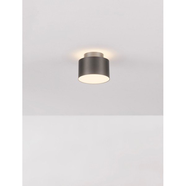 Plafoniera LED grigia in alluminio Ozen – Nova Luce-image-2