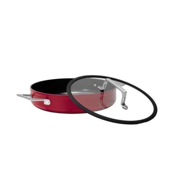 Padella con coperchio/con superficie in ceramica ø 28 cm Meda 4.0 – FABINI-image-4