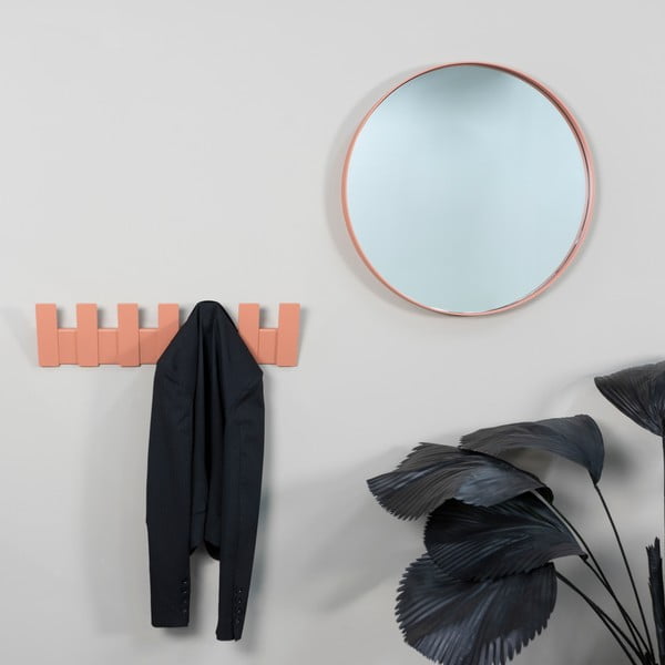 Attaccapanni da parete color salmone in metallo 64 cm Angle – Spinder Design-image-4