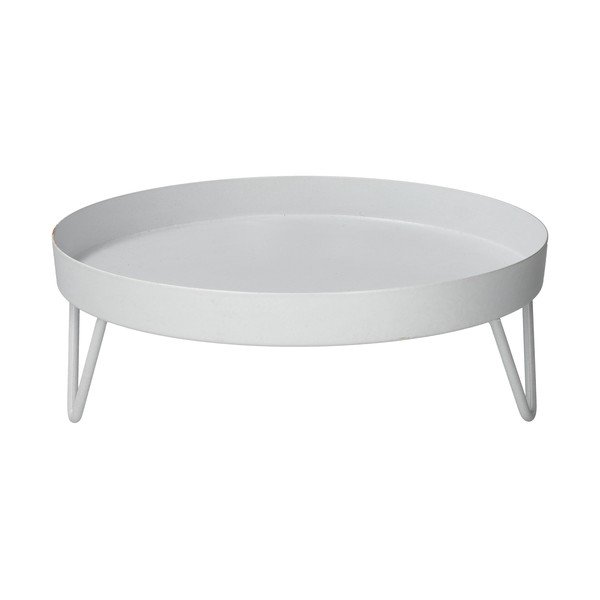 Vassoio decorativo in metallo ø 24 cm – Dakls