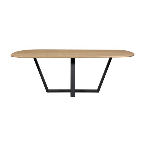 Tavolo da pranzo con piano in rovere massiccio 100x220 cm Tablo – WOOOD