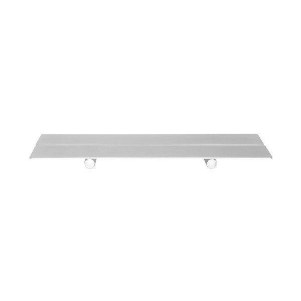 Mensola da bagno da parete argentata in acciaio inox Pieni – OYOY Living Design