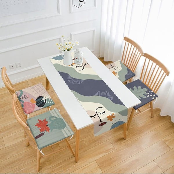 Set di cuscini per sedili e pedate 5 pezzi - Mila Home-image-1