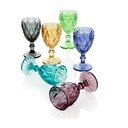 Set di 6 bicchieri Calice Diamante, 250 ml - Brandani