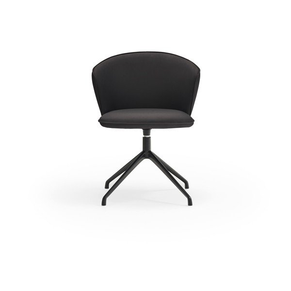 Set di sedie da pranzo nera in imbottito 2 pz Add – Teulat-image-1