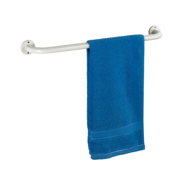 Maniglia da parete per bagno bianca, 60 cm Basic - Wenko-image-3