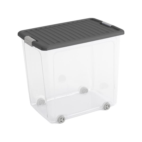 Scatola con coperchio in plastica 56,5x39x51,5 cm W box XL – KIS