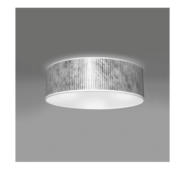 Lampada da soffitto in argento ø 30 cm Tres Plisado - Sotto Luce-image-3