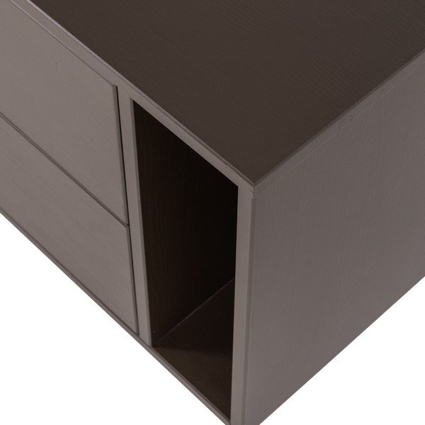 Mobile TV marrone scuro in pino massiccio 200x45x44 cm Settle Down – vtwonen-image-3