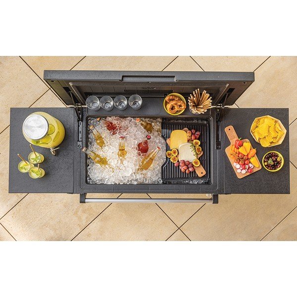 Tavolo da giardino con vaschetta per il ghiaccio 95,5x58 cm - Keter-image-1