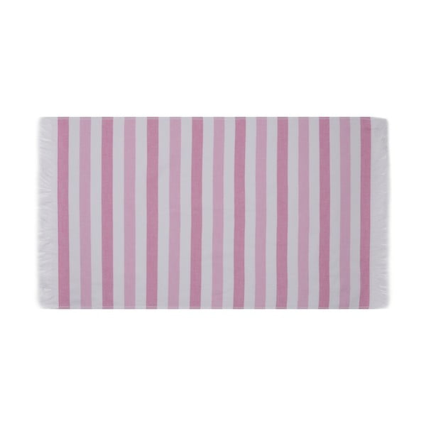 Teli mare in cotone rosa in set da 2 70x140 cm Stripe  - Foutastic