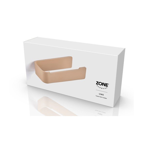 Porta carta igienica da parete beige in metallo Ume – Zone-image-3