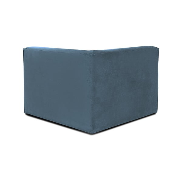 Divano componibile blu (con composizione variabile) con rivestimento in velluto a coste Sting – Scandic-image-2