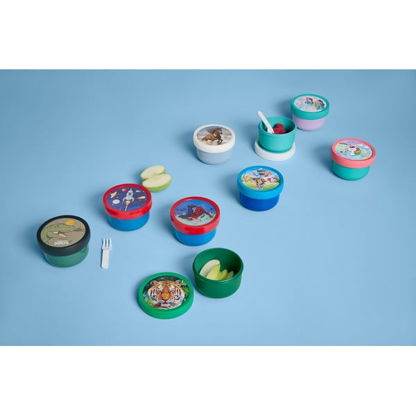 Scatola per la merenda dei bambini con forchetta Frozen 2 - Mepal-image-3