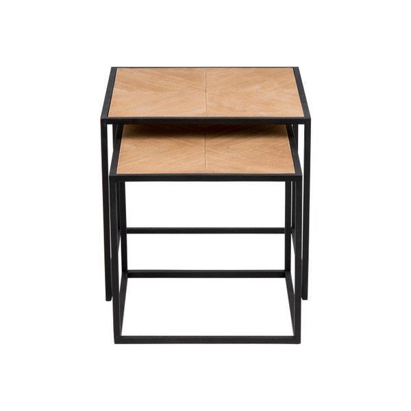 Set di 2 tavoli contenitori Ortiz Nest - Actona-image-1