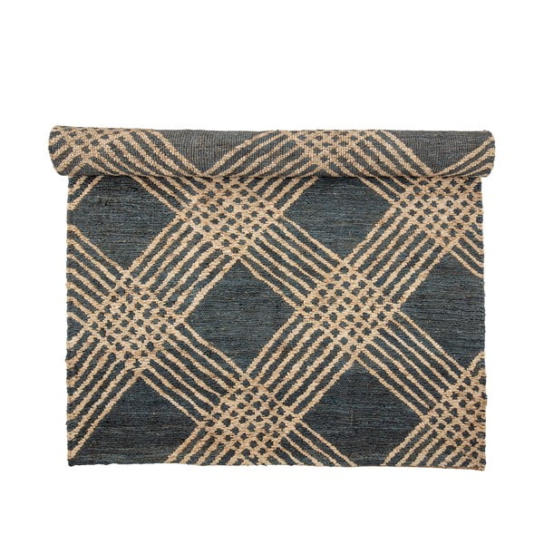 Tappeto color antracite in iuta 150x245 cm Cat – Bloomingville-image-2