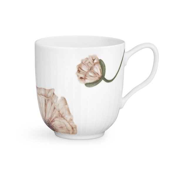 Tazza in porcellana bianca Poppy, 330 ml Hammershøi - Kähler Design