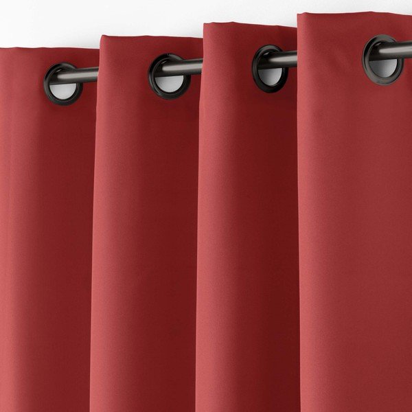 Tenda rossa 140x180 cm Essentiel – douceur d'intérieur-image-2