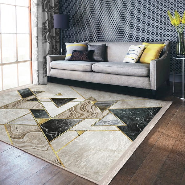 Tappeto beige 160x230 cm - Mila Home-image-4