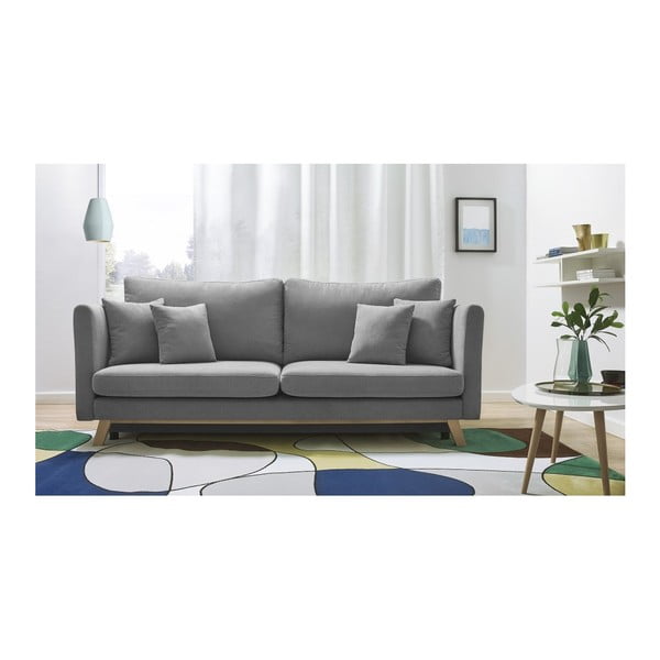 Divano letto grigio Triplo - Bobochic Paris-image-4
