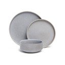 Set di piatti grigi in gres 18 pz Malia - Bonami Selection