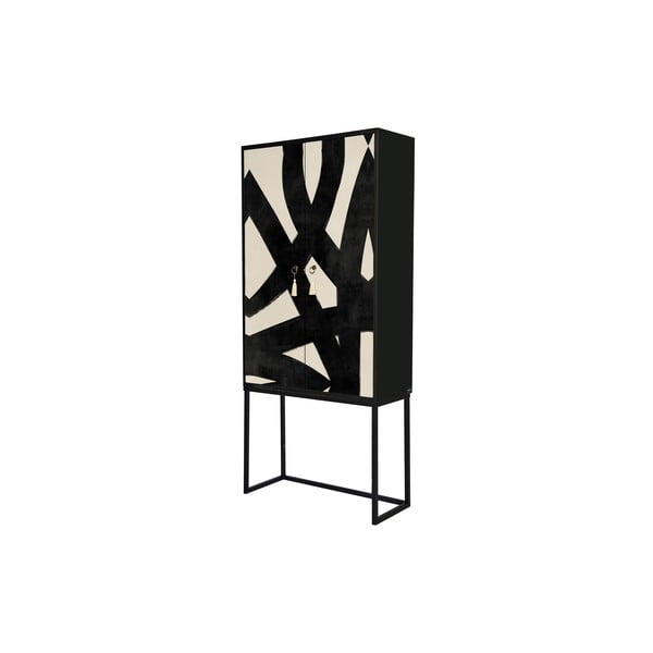 Mobile nero e beige 75x164,5 cm Alva - Really Nice Things-image-2