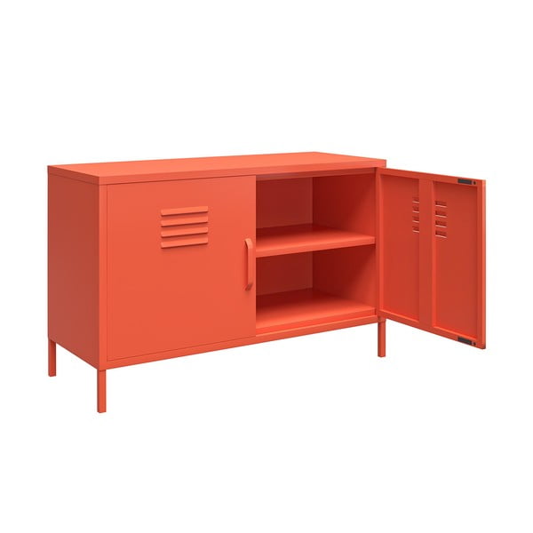 Armadietto in metallo arancione , 100 x 64 cm Cache - Novogratz-image-4