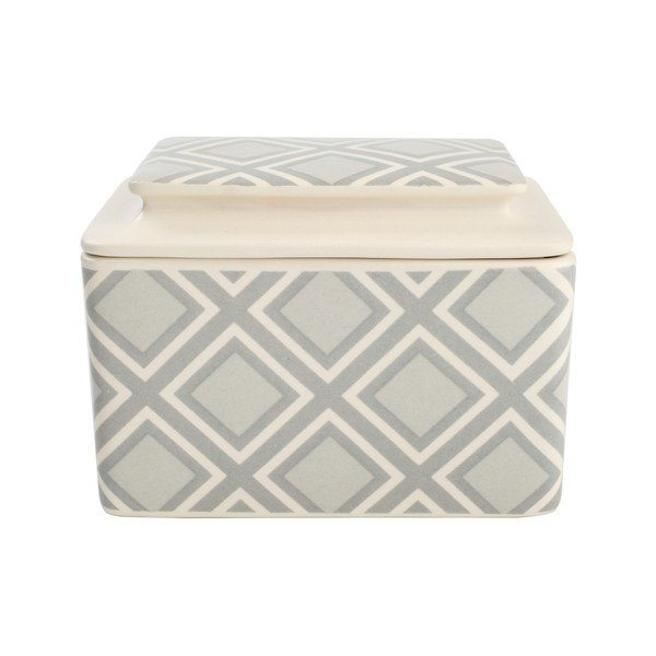 Šedá keramická máslenka T&G Woodware City