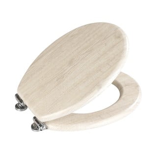 Sedile per WC leggero con chiusura facilitata Rovere, 42,5 x 35,5 cm - Wenko