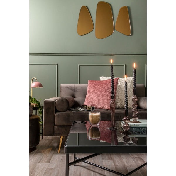 Bolle portacandele in vetro marrone Swirl - PT LIVING-image-1