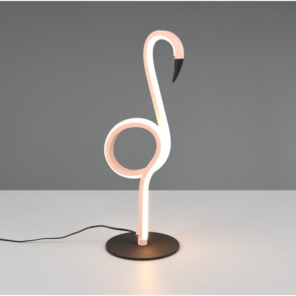 Lampada da tavolo rosa (altezza totale 35 cm) Ingo – Reality-image-1