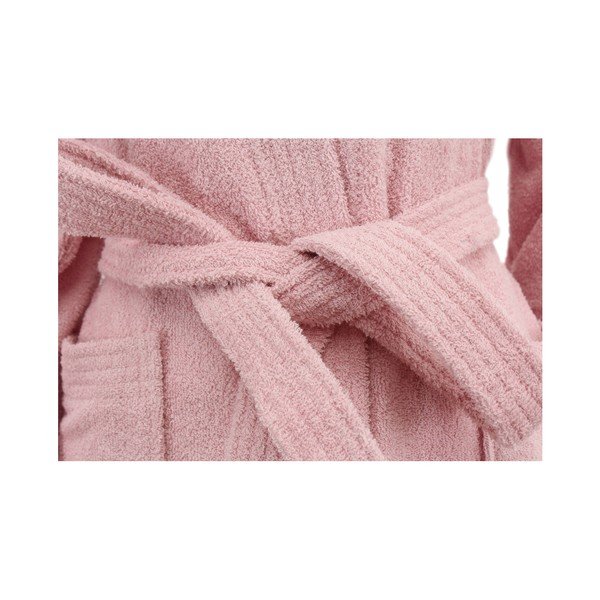 Dámský pudrově růžový župan Foutastic, vel. S/M-image-2