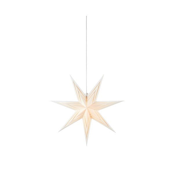 Decorazione luminosa a sospensione bianca con motivo natalizio ø 70 cm Sombra - Markslöjd