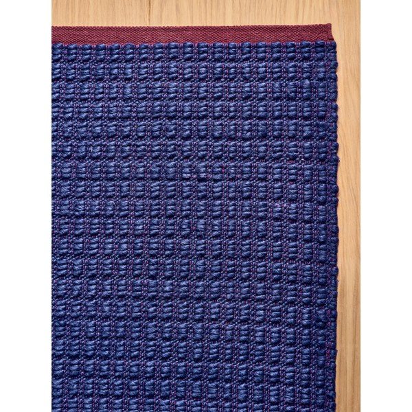Tappeto blu tessuto a mano 200x290 cm Kai – MADE-image-3