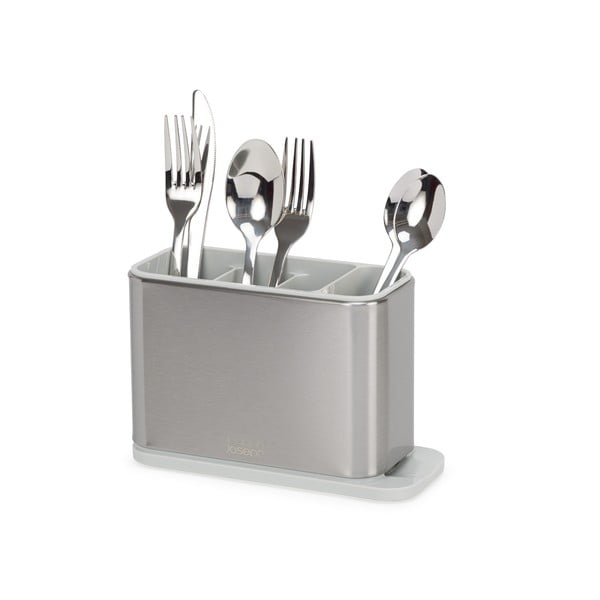 Scolaposate in metallo argentato Surface - Joseph Joseph-image-2