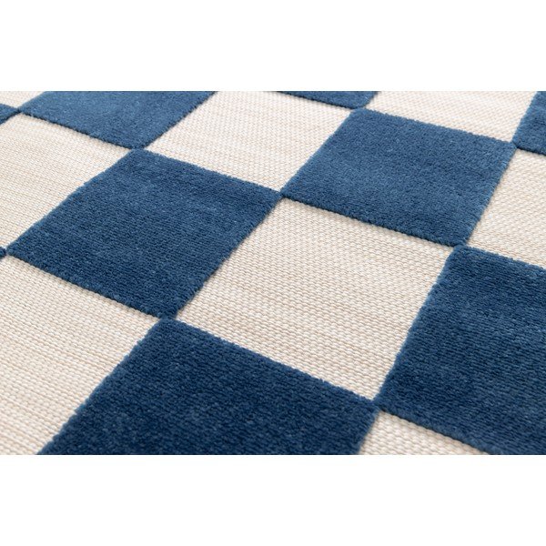 Tappeto da interno/esterno blu/color crema 160x230 cm Cuadros – Universal-image-3
