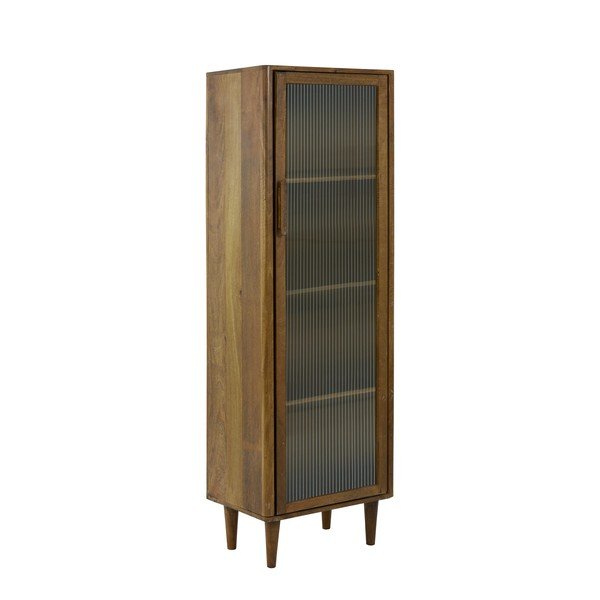 Vetrina in legno di mango marrone 58x180 cm Mocu - Light & Living-image-2