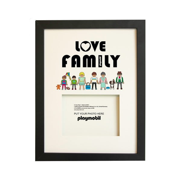 Cornice da parete nera 30x40 cm Love Family - Playmobil