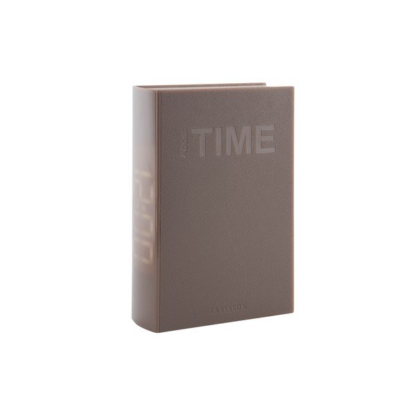 Sveglia a LED grigio-marrone Libro - Karlsson-image-3