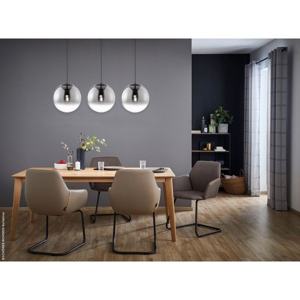 Lampadario nero Mirror - Fischer & Honsel-image-1
