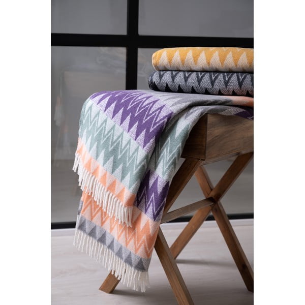 Coperta 140x180 cm Zig Zag - Euromant-image-1